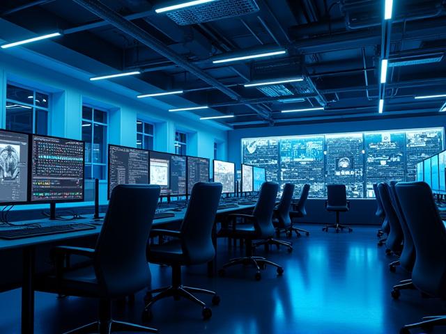 最先端のPCが並ぶMelydrakensoriaのコンピューターラボ内観