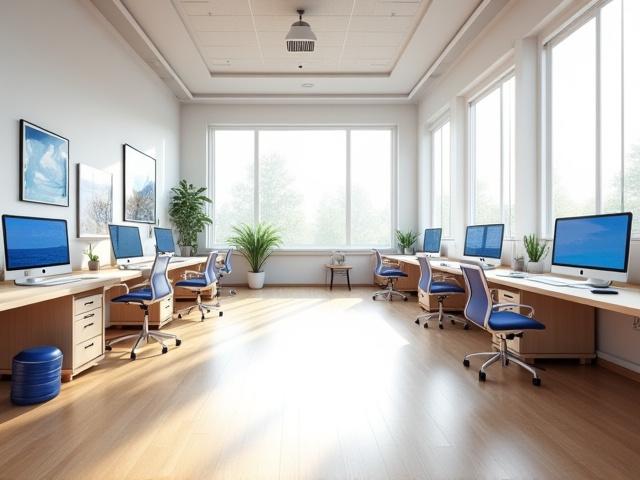 Melydrakensoriaの明るくモダンなメインスタジオ interior