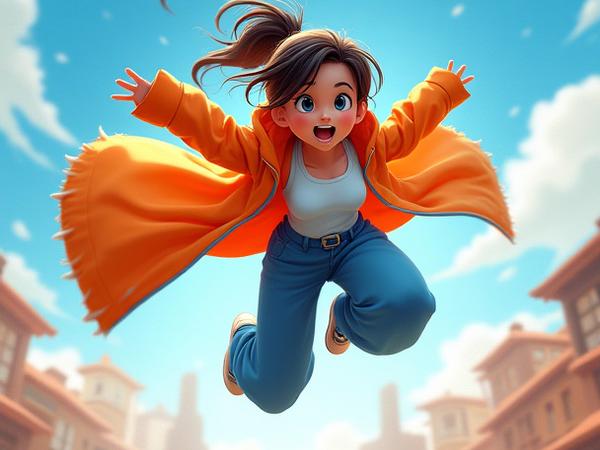 動きのあるダイナミックなキャラクターデザイン