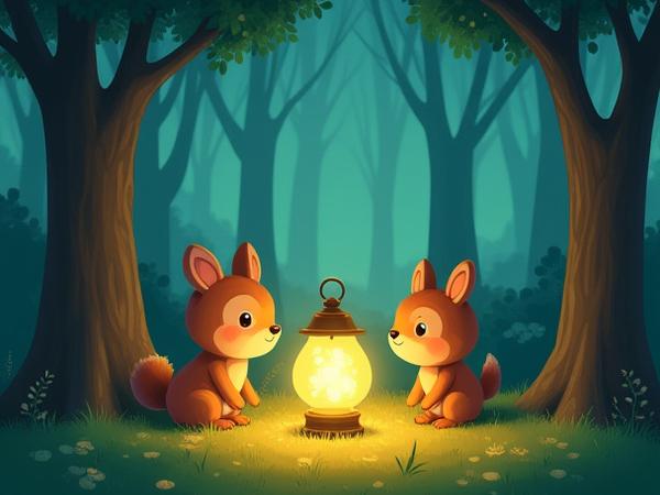 暖かく魅力的な絵本の一場面